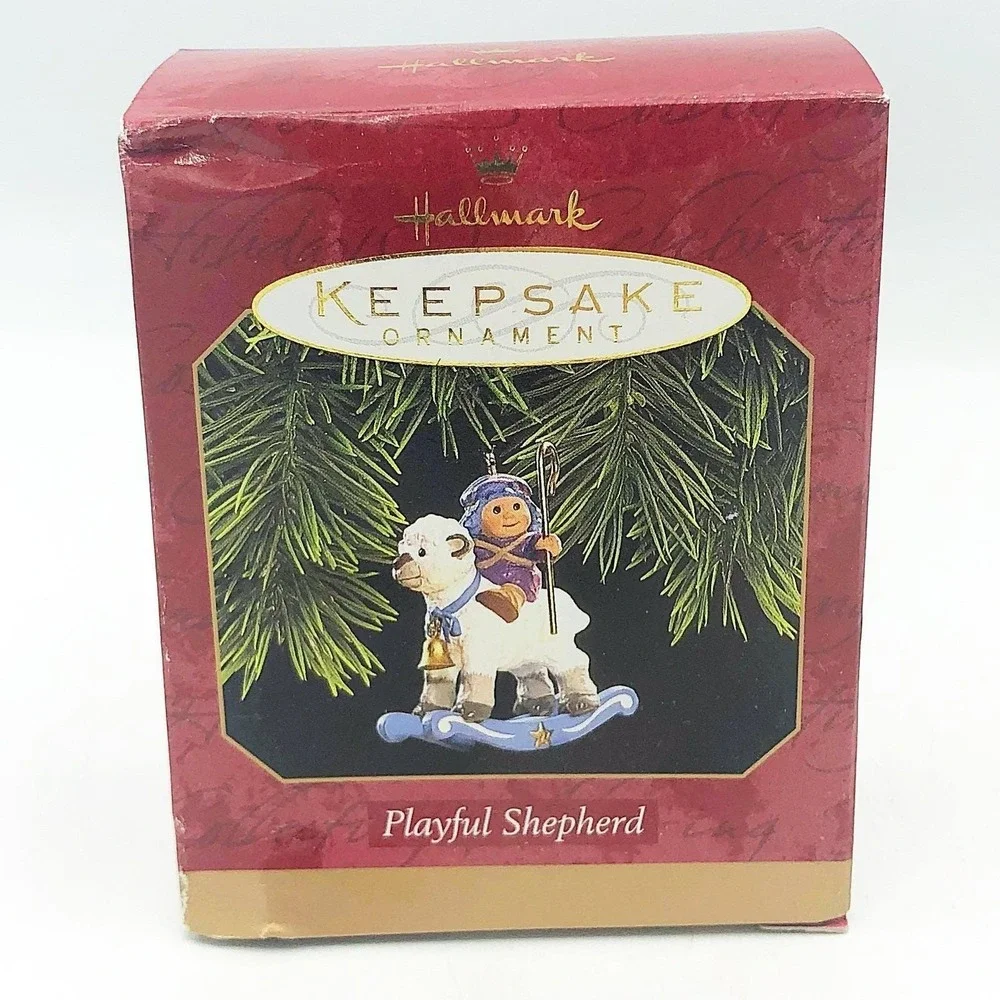 Playful Shepherd 1997 Hallmark Ornament‎